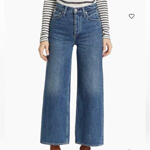 RAG & BONE ANDI HIGH RISE WIDE LEG CROP JEAN 27